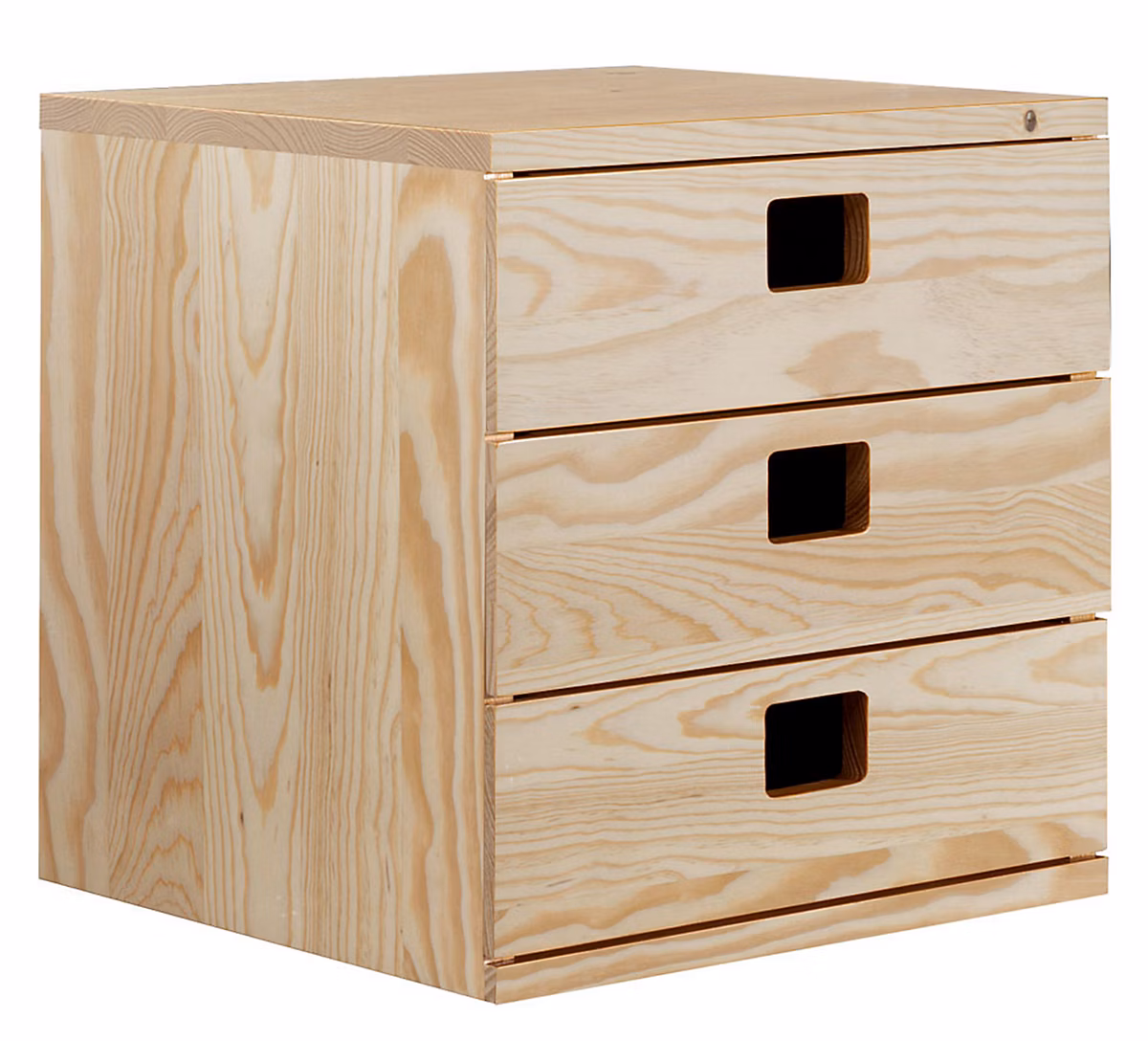 Bloc Dinamic en pin avec 3 tiroirs 36 – 2x36, 2 × 33 cm