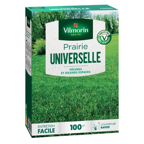Solution simple:Graines de gazon à semer prairie universelle Vilmorin - 1 kg