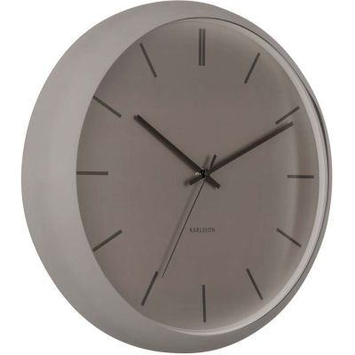 Horloge ronde en métal Nirvana Globe 40 cm