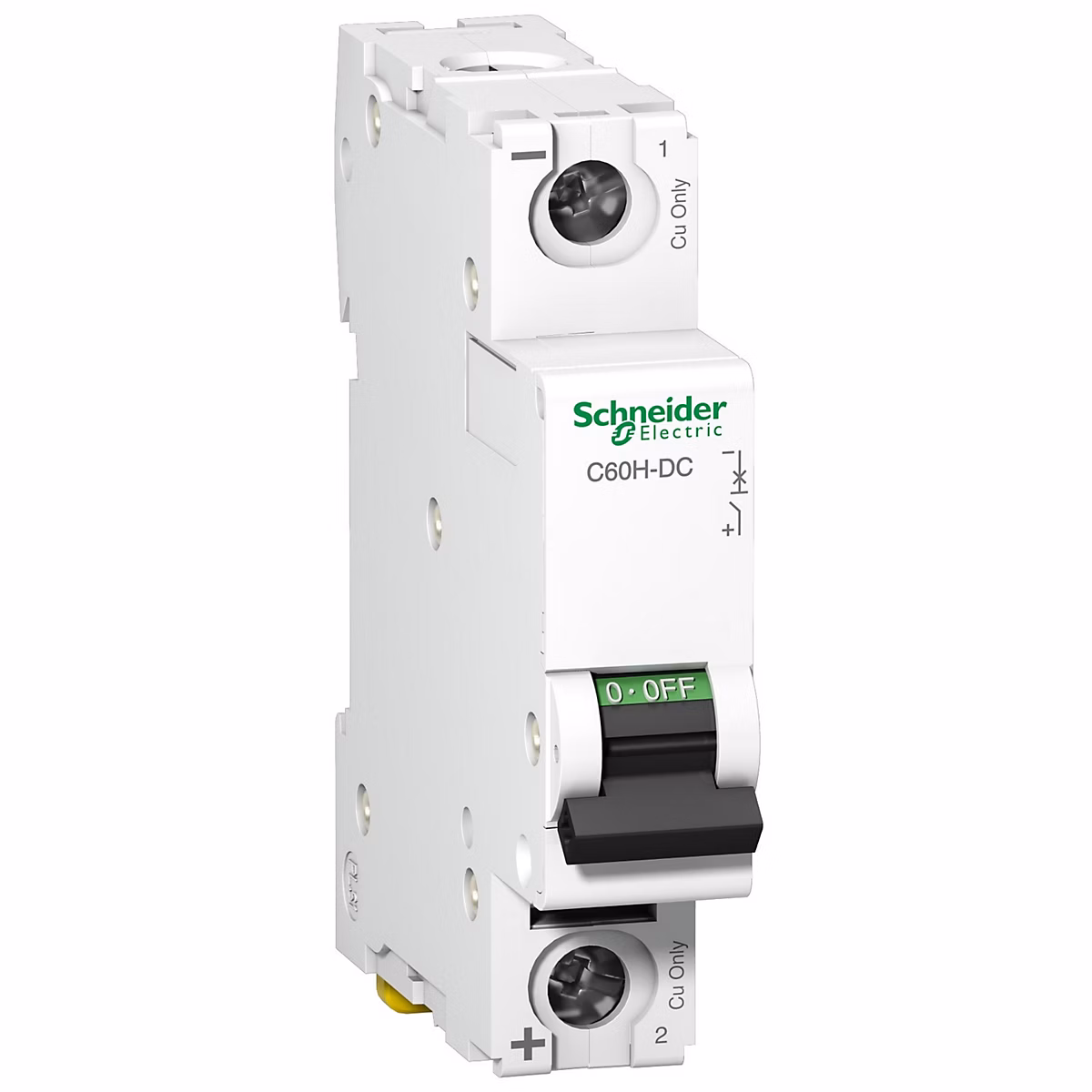 A9n61501 Disjoncteur Courant Continu Dc | 1p – 1a – Courbe C – à Vis – Schneider C60h – dc