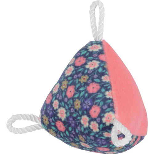 Style extérieur：Jouet pour chat coloris bleu fleur Zolux pyramide Ethi'cat - 6,5 x 4,2 x 6,4 cm