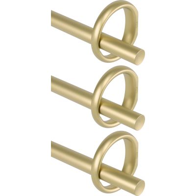 Tringle à rideaux en acier Rod (Lot de 3)