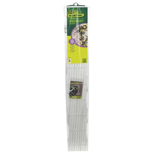 Essentiel pratique：Treillis extensible Treilliflex blanc en PVC 200x100 cm