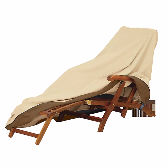 BASHLWUA Housse de transat protection pour chaise de balcon de jardin Housse de chaise de plage 208 × 76 × 79cm