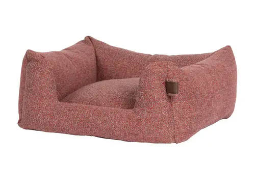 Pour compléter votre espace extérieur:Panier pour chien coloris orange Fantail Eco Snooze Fire Brick - 60 x 50 cm