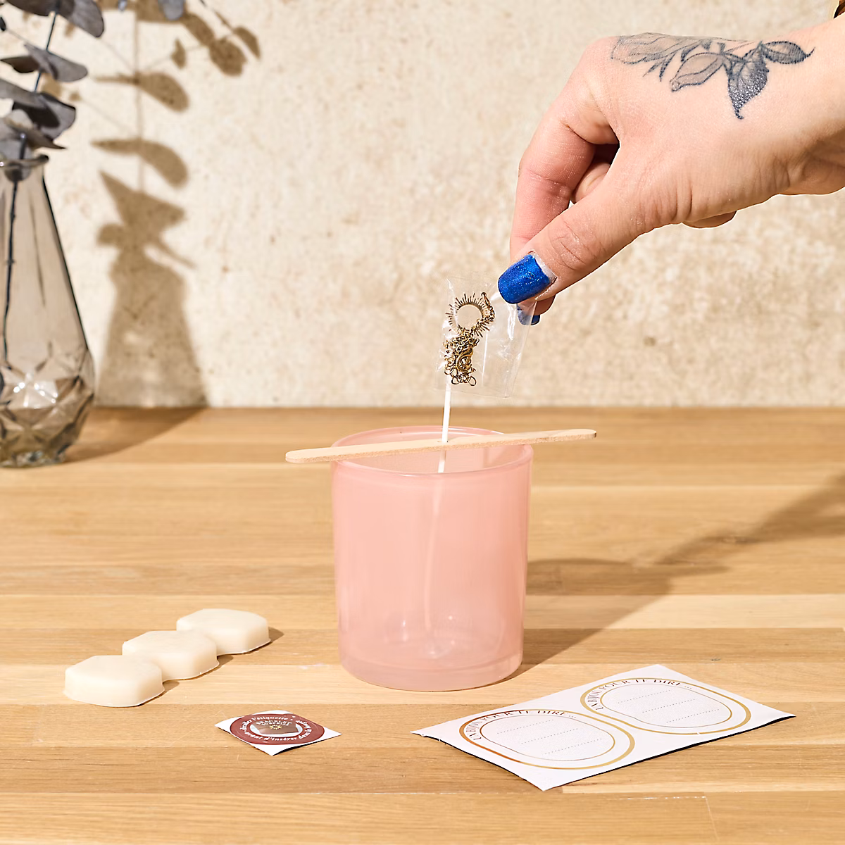 Bougie – THE CONCEPT FACTORY, Bijou à Faire Soi-Même, Coffret DIY, Multicolore