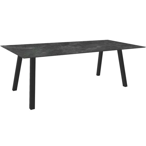 Tendance au jardin:Table coloris anthracite/Slate en aluminium Interno Stern - 220 x 100 x 75 cm