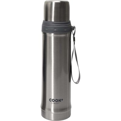 Bouteille de transport isotherme 50 cl Planet (Gris)