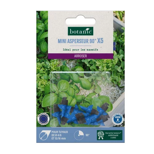 Confort nature:5 mini asperseurs 90° botanic® - Arrosage goutte à goutte