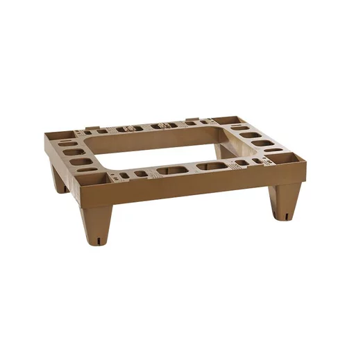 Pour vos envies de jardin:Pieds en plastique pour ruche : palette Nicot 54x43x15
