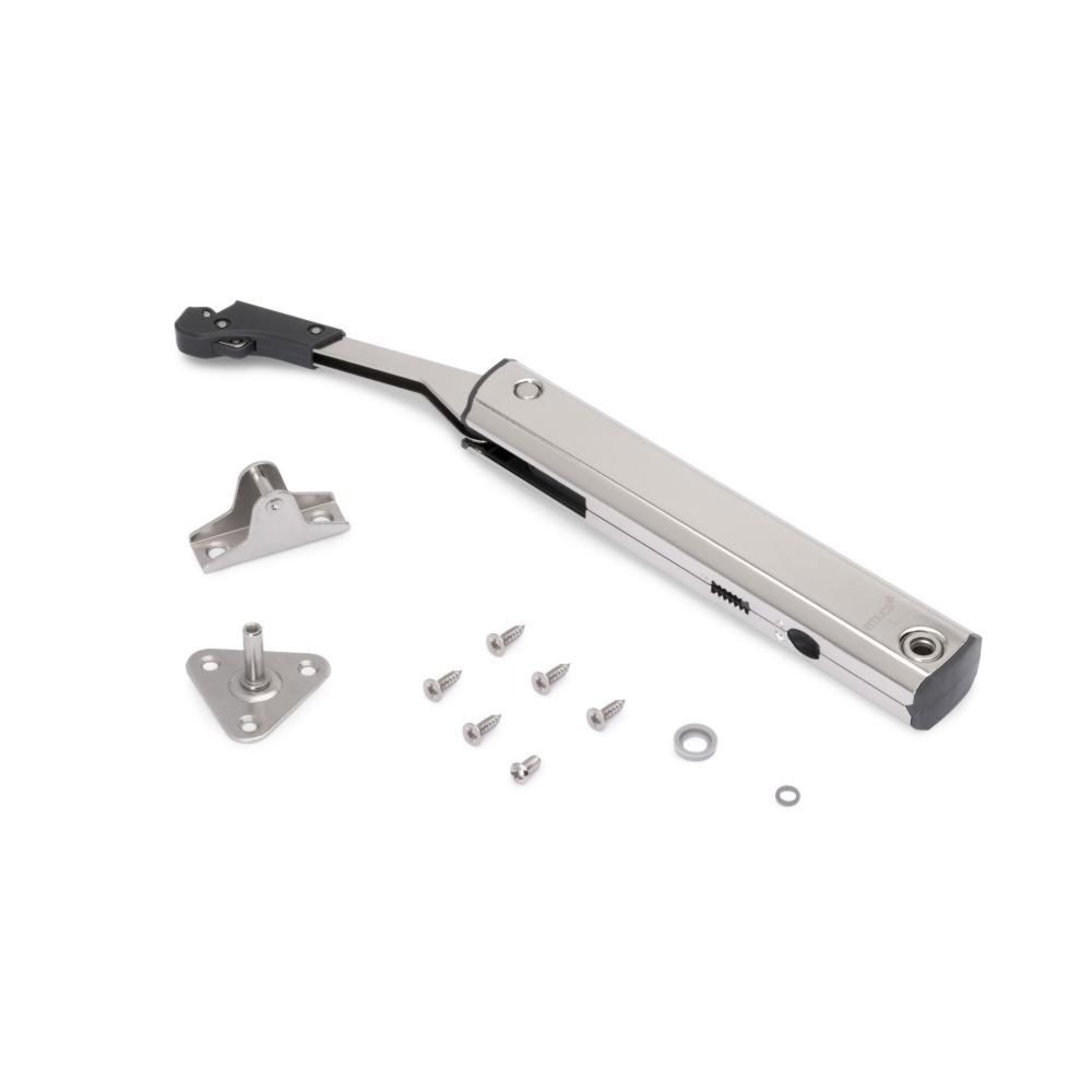 EMUCA SRL Compas pour portes levantes Altius One - Gamme de force 576-959 - Acier - Nickelé