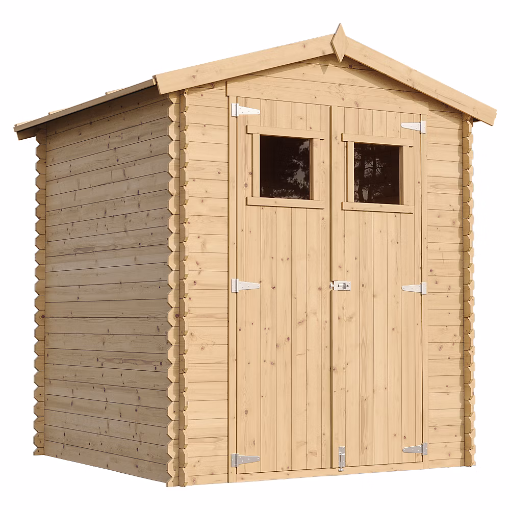 Abri de jardin en bois – I186xL196xH218 cm/ 2, 82 m2, M320, Timbela