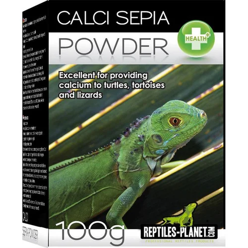 Pour améliorer votre jardin:Os de seiche en poudre pour tortue, lézard, rongeur et oiseau Reptile Planet Calci Sepia Crushed - 100 g
