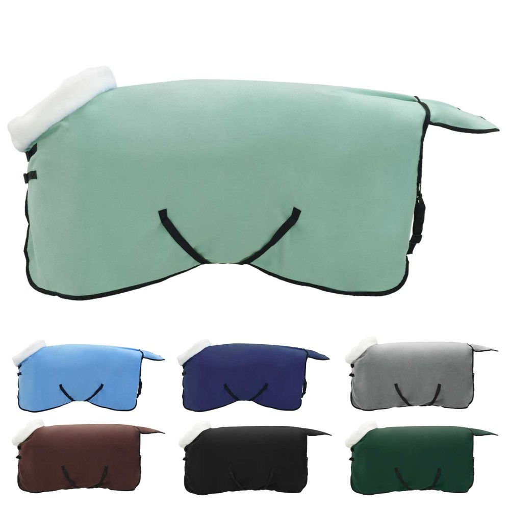 vidaXL Couverture Équine Vert spécial 105 cm Fleece polaire