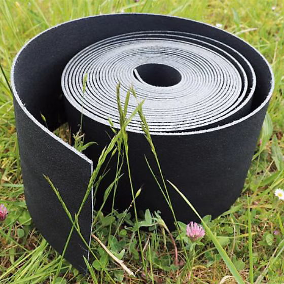 Bordure de jardin en plastique recyclé | 30cm – Gris – Jardiprotec