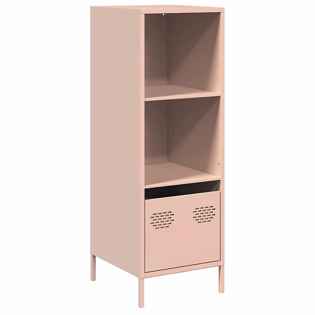Buffet haut rose 35x39x103 – 5 cm acier vidaXL