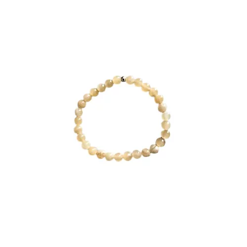 Une sélection pour le jardin：Bracelet Jade jaune 6mm