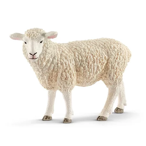 Pour équiper vos extérieurs：Figurine Mouton plastique 8 x 3 x 7 cm à partir de 5 ans
