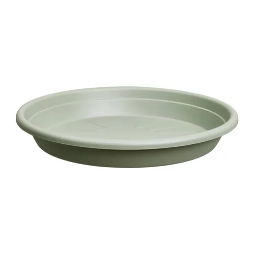 Pour mieux profiter de l’extérieur:Soucoupe universelle ronde en plastique vert thym Elho - Ø 35 cm