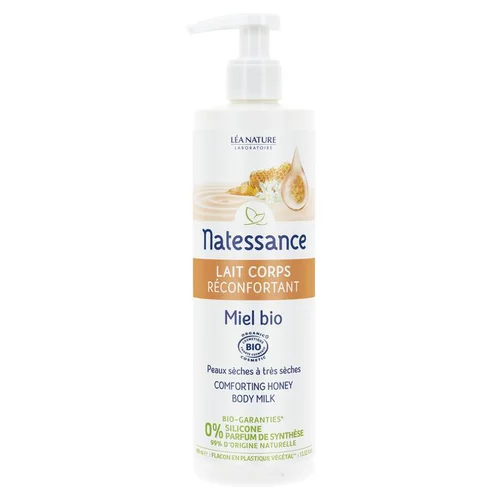 Votre jardin：Lait Corps Miel Bio flacon pompe 400ml