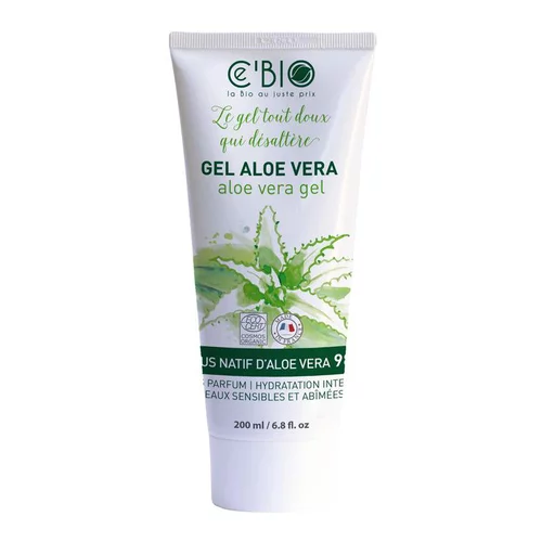 Idée pour le jardin:Gel Aloe Vera bio 98% Tube 200 ml blanc