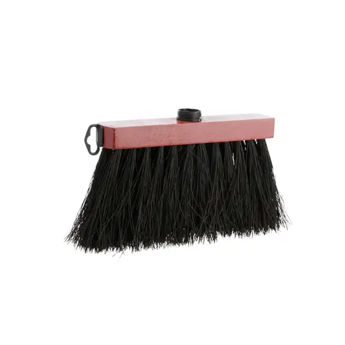 Accessoire jardin：Brosse balai en fibre végétale palmira rouge/marron 24 cm