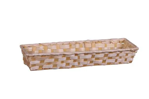 Pour tous vos projets extérieurs:Banneton Rihana rectangulaire en bambou naturel Cav Service - 42 x 10 x 8 cm