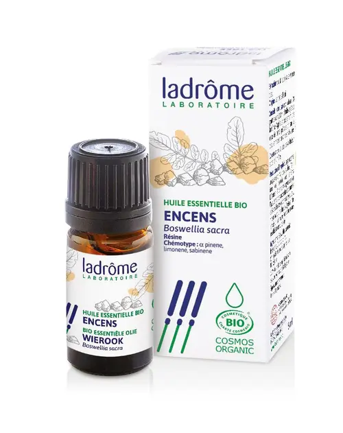 Pour plus de confort au jardin:Huile essentielle d’encens bio Ladrôme - 5 ml