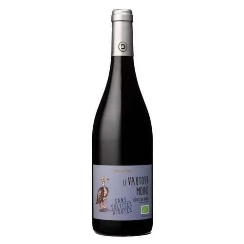 Conçu pour le jardin：Côtes du Rhône AOC Bio Le Vautour Noir Demazet "Drôles de zozios" - Bouteille 75 cl