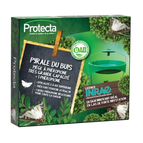 Pour tous vos projets extérieurs:Kit de piégeage avec contre la pyrale du buis Protecta - 1 piège avec phéromone