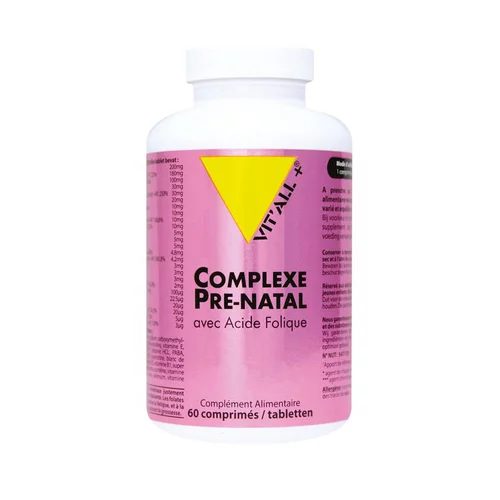 Maison & extérieur:Complexe prénatal vit’all + en format de 60 comprimés
