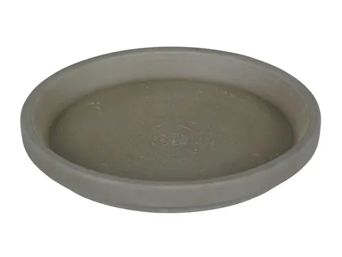 Votre allié au jardin：Soucoupe pour pot de fleurs coloris gris - Ø 18 cm