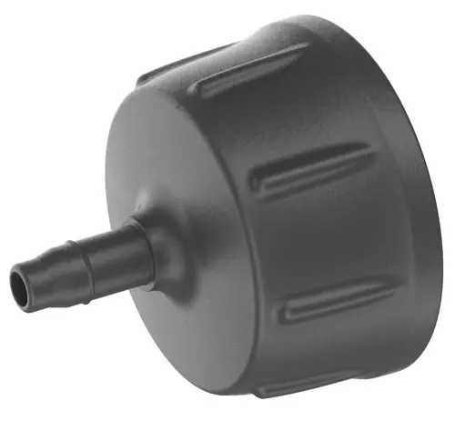 Pour donner du style au jardin:Raccord nez de robinet 3/16 Micro-Drip Quick & Easy coloris noir Gardena - 4,6 mm