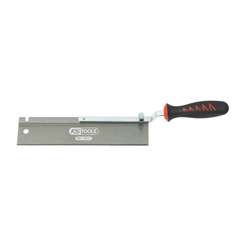 Ks Tools Scie à dos ks tools - travaux de finition - coudée réversible - 250 x 0,40 mm - 907.2511