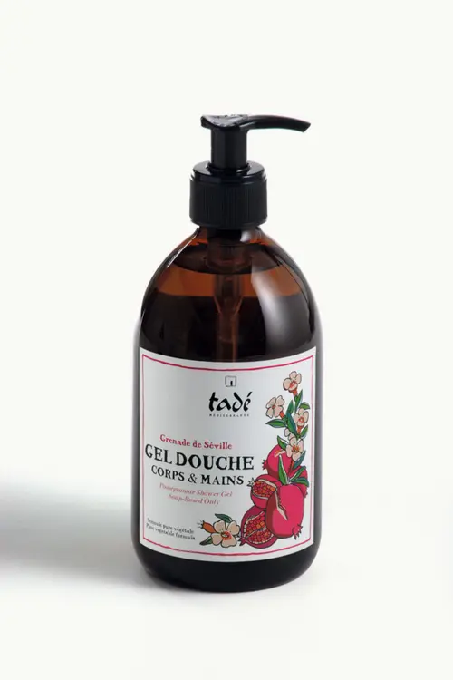 Jardin & maison:Savon liquide bio parfum Grenade de Séville Tadé – 500 ml