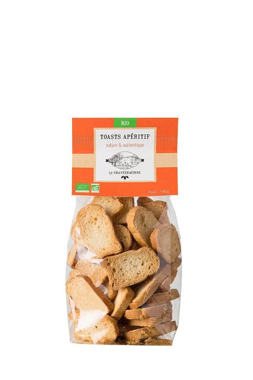 Moderne au jardin:Toasts bio nature Chanteracoise - 140 g