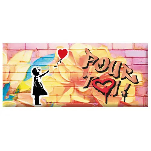 Jardin & confort:Mini tablette chocolat lait « Pour toi » Art Grafik - 30 g