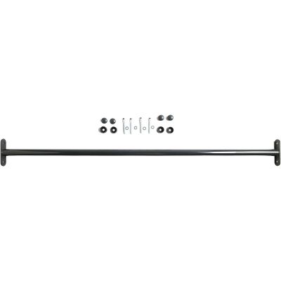 Barre gymnastique thermolaqué avec fixations (125 cm)