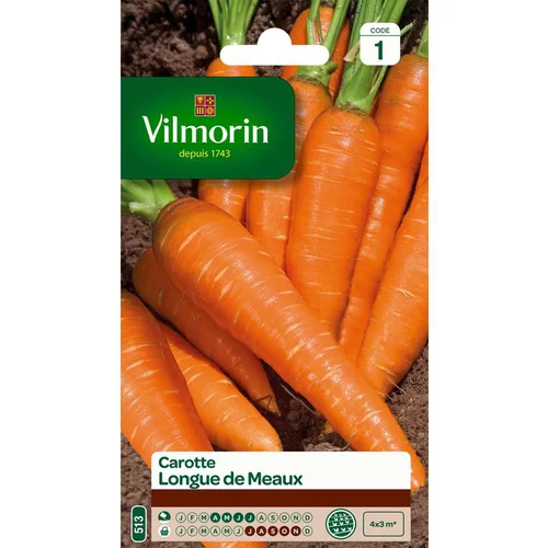 Espace vert essentiel：Graines de carotte longue meaux Vilmorin - graines à semer