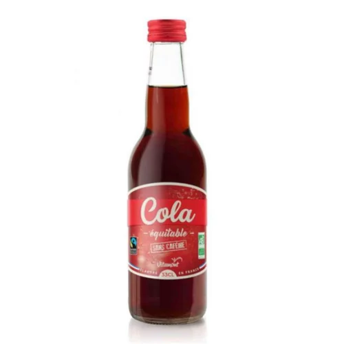Pensé pour vos extérieurs:Cola bio équitable en bouteille Vitamont - 33 cl