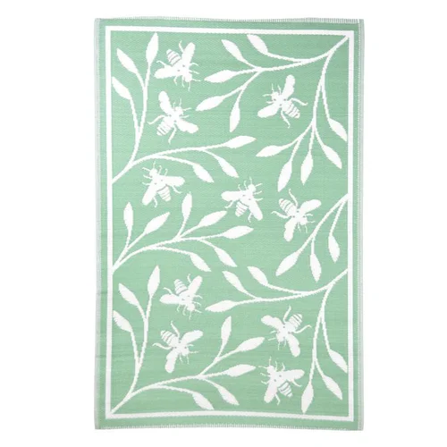 Équipement pour le jardin：Tapis de jardin imprimé abeille - 182,6 x 121,3 cm