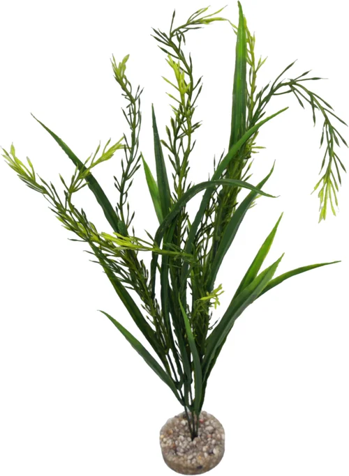 Solution extérieur:Plante artificielle pour aquarium coloris vert LABEO Elodea MM