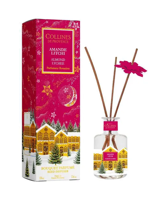 Extérieur fonctionnel:Bouquet parfumé amande-litchi Collines de Provence - 100 ml