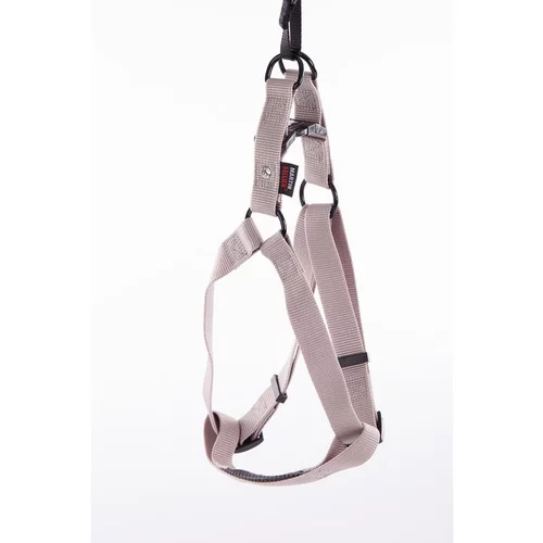 Votre allié au jardin:Harnais baudrier réglable gris pour chien - 2,5x70/90 cm