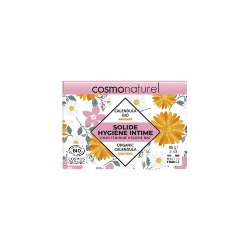 Jardin bien-être：Nettoyant solide pour hygiène intime au calendula bio Cosmonaturel Apaisant - 85 g