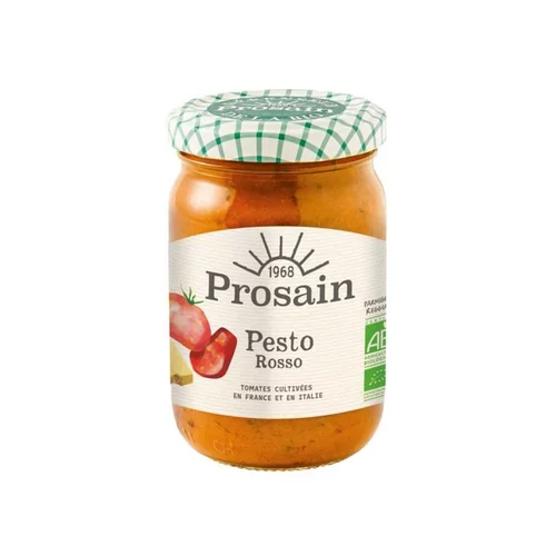 Pour votre confort au jardin:Pesto Rosso bio Prosain - 185 g