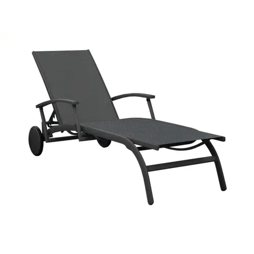 Nature au jardin：Bain de soleil élégance en aluminium, graphite - PROLOISIRS BBM