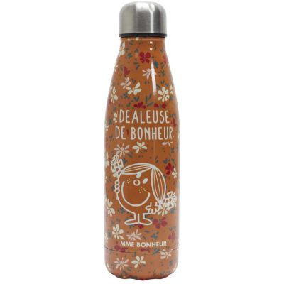 Bouteille isotherme Monsieur Madame 50 cl (Madame Bonheur)