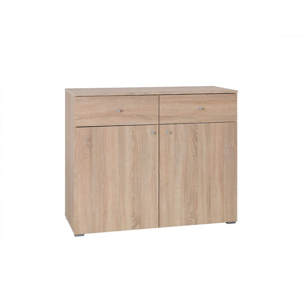 Commode MAXIM coloris chene clair 2 portes et 2 tiroirs – Réf. HEGSSIPIY4285984781