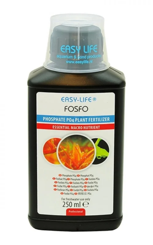 Solution extérieure:Solution de phosphate pour aquarium EASY LIFE modele fosfo - contenance 250ml